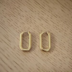 Madewell Gold Hoop Earrings